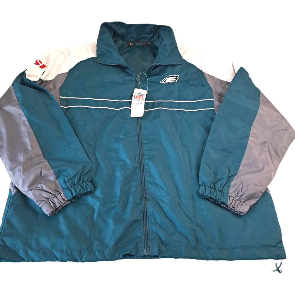 Dunbrooke Philadelphia Eagles Windbreaker NFL Sports Illustrated Jacket Mens L